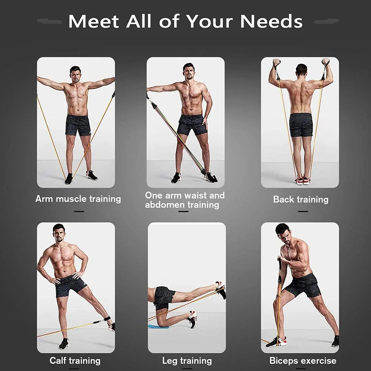 Resistance Pull Cord Ropes for Fitness
