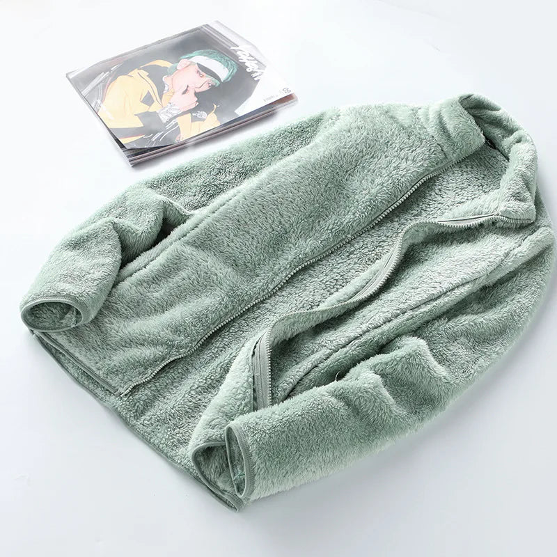 Autumn/Winter Thermal Fleece Jacket Women Outdoor Soft Activewear