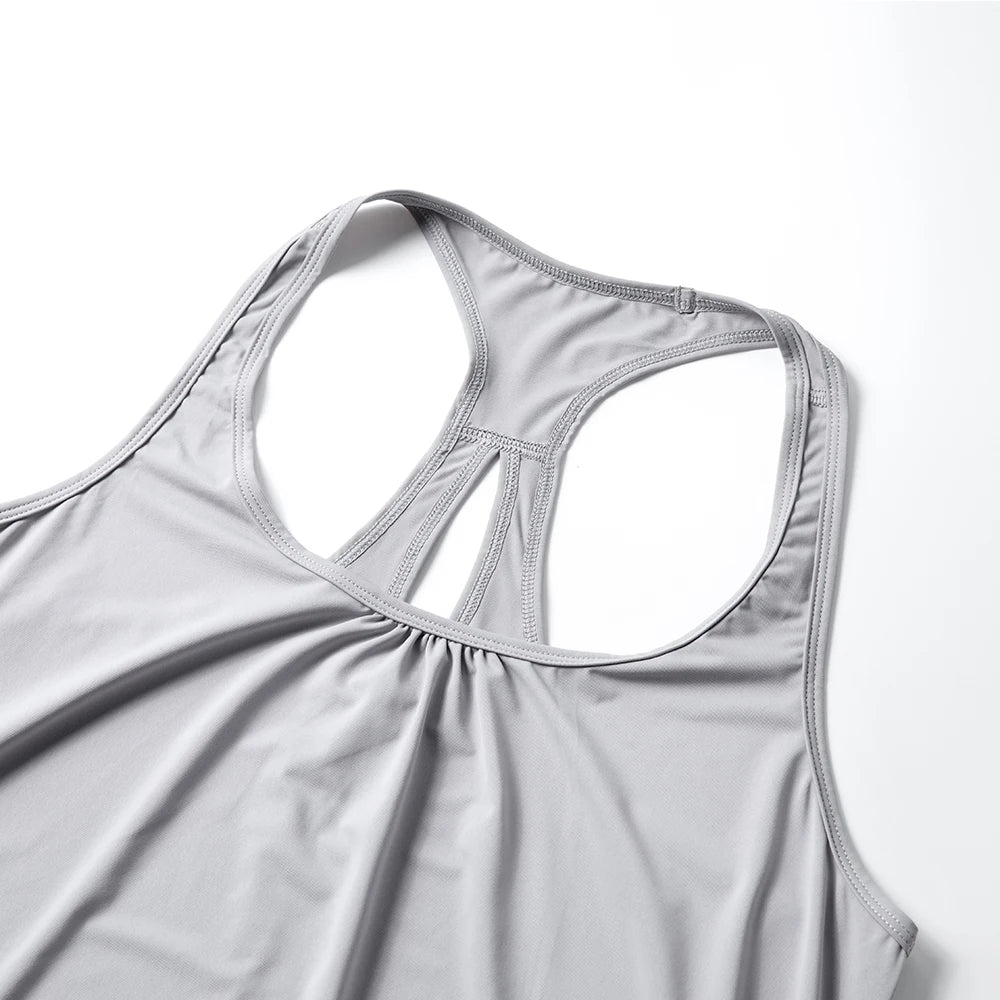 Women's Tank Top Active Racerback Athletic Sports T-shirt