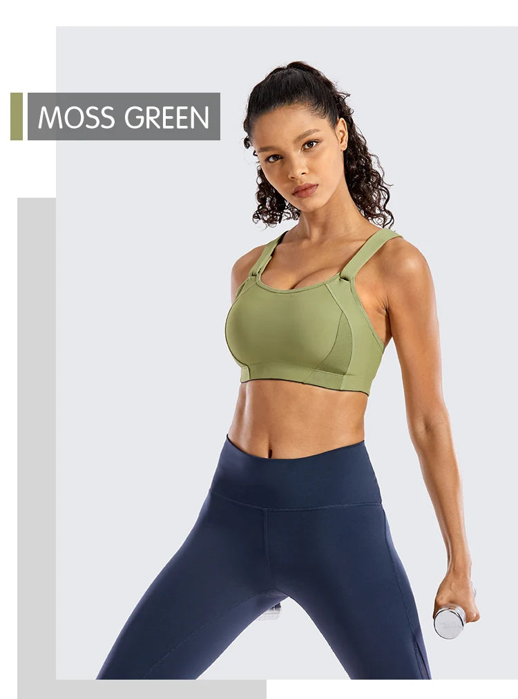 Sports Bra For Women High Impact Full Coverage