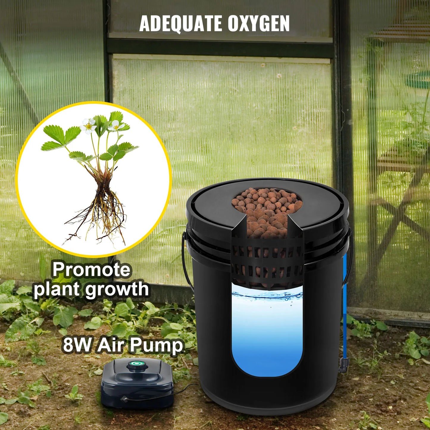 Hydroponic Deep Water Culture System, Parts & Accessories
