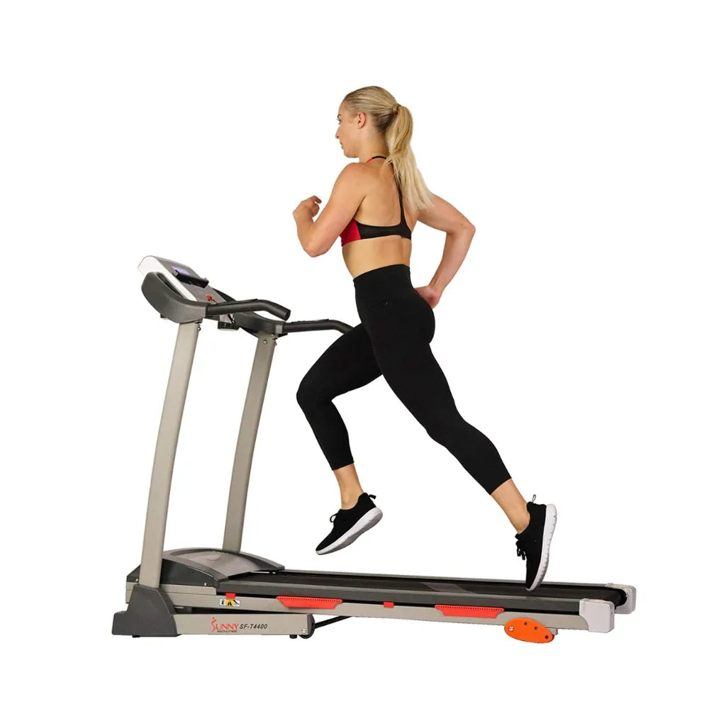 Folding Incline Treadmill w/Pulse Sensors