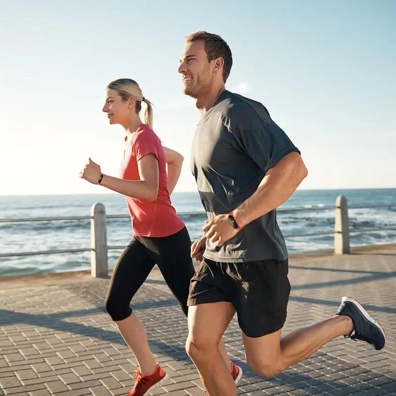 Led Heart Rate Blood Pressure Fitness Tracker - Waterproof