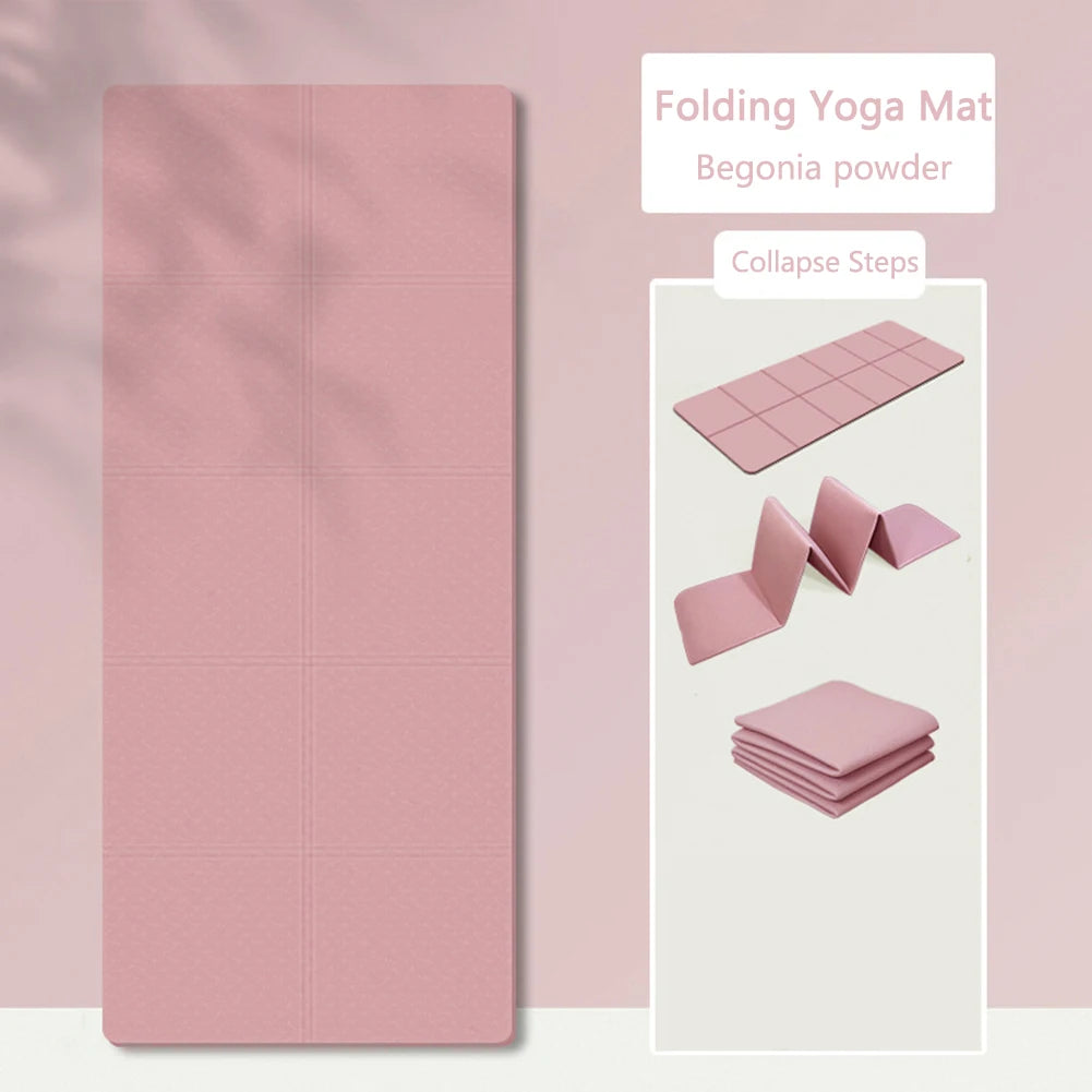 Soft Foldable Pilates Gymnastics Mat, Shock-absorbing