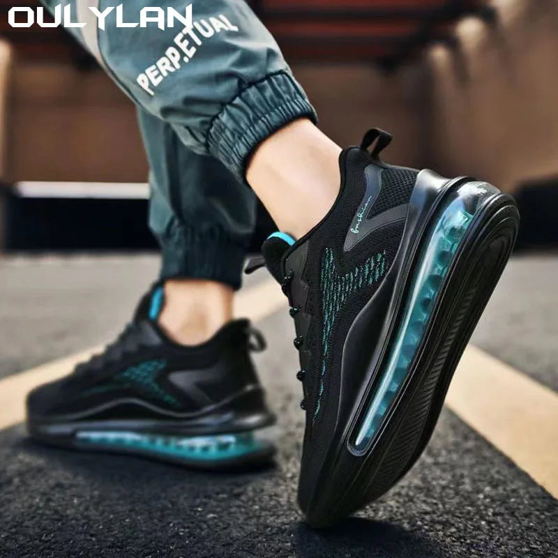 Men's Lightweight Breathable Walking Jogging Sport Shoe Lace-Up
