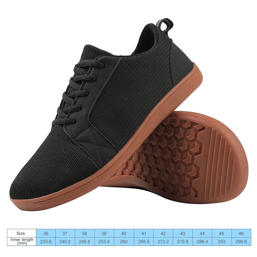 Wide Barefoot Shoes Women Men Trail Running Walking