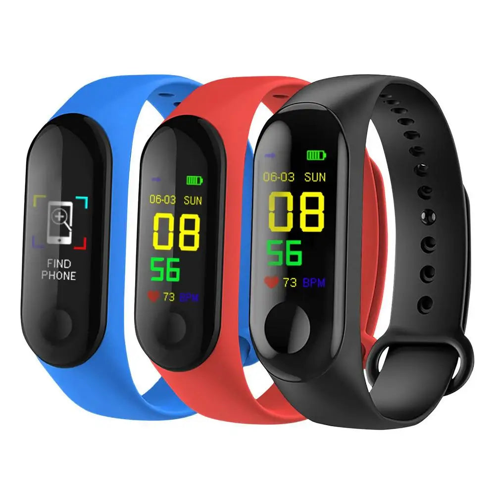 Led Heart Rate Blood Pressure Fitness Tracker - Waterproof