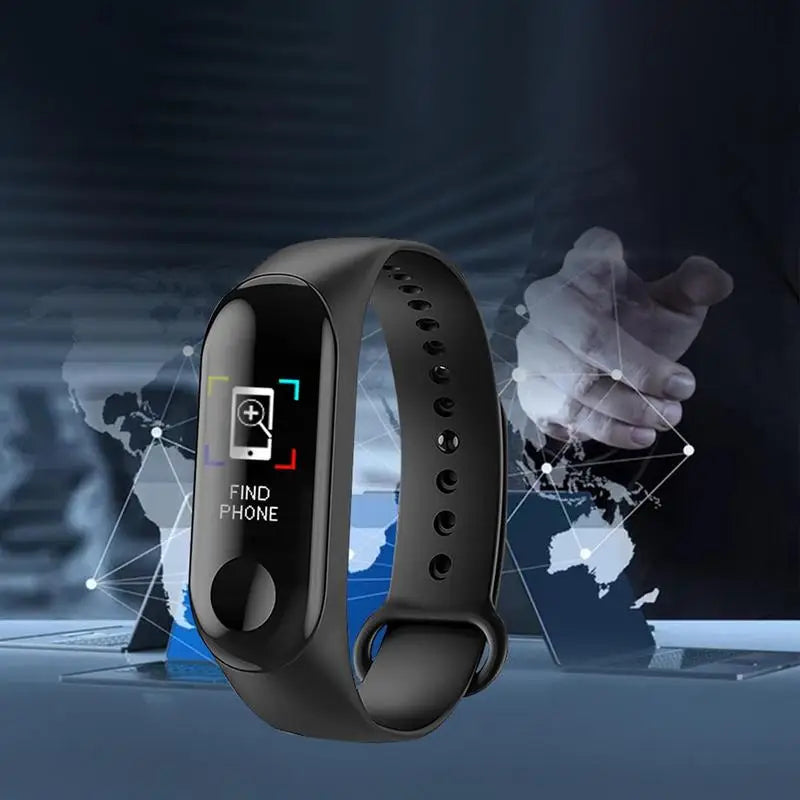 Led Heart Rate Blood Pressure Fitness Tracker - Waterproof