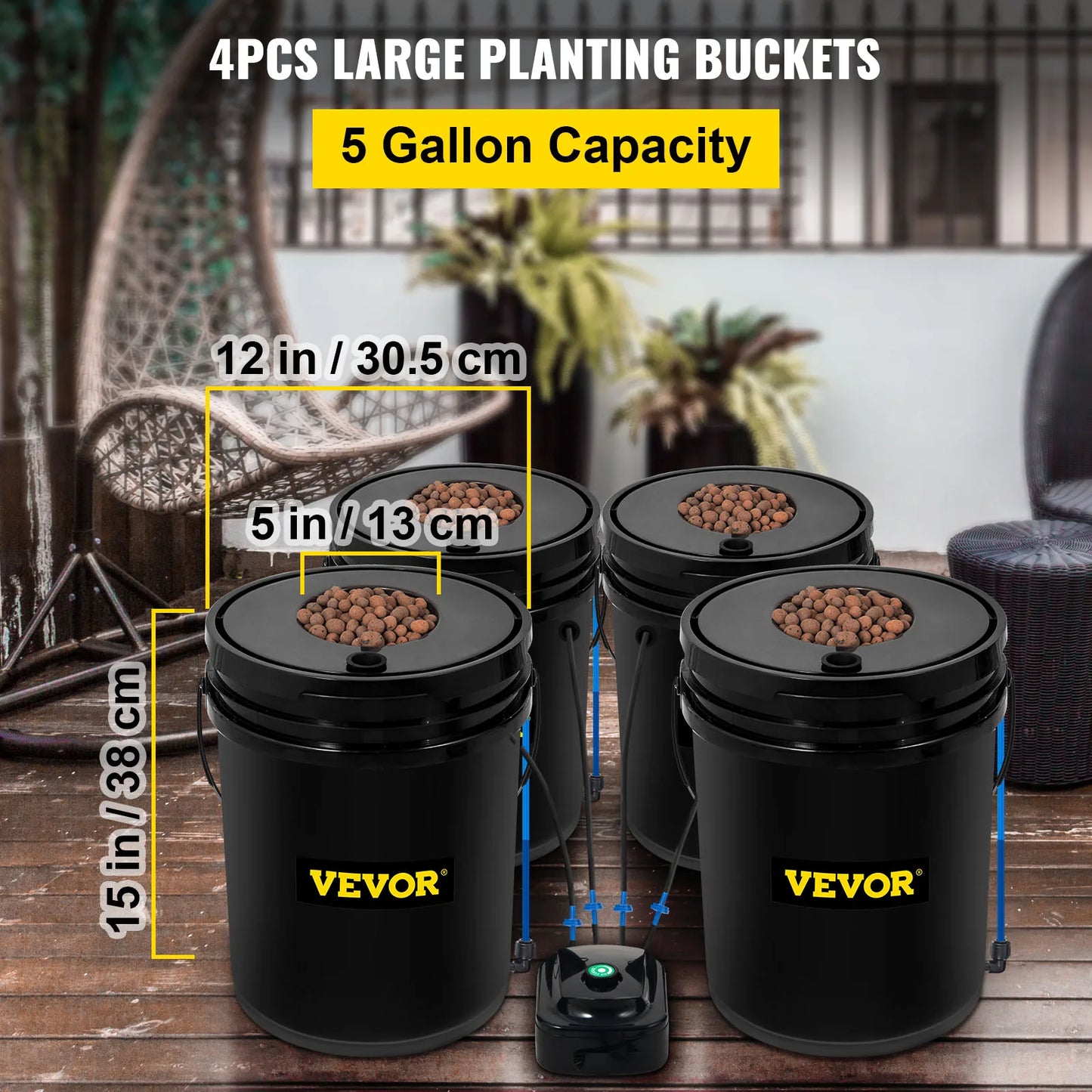 Hydroponic Deep Water Culture System, Parts & Accessories