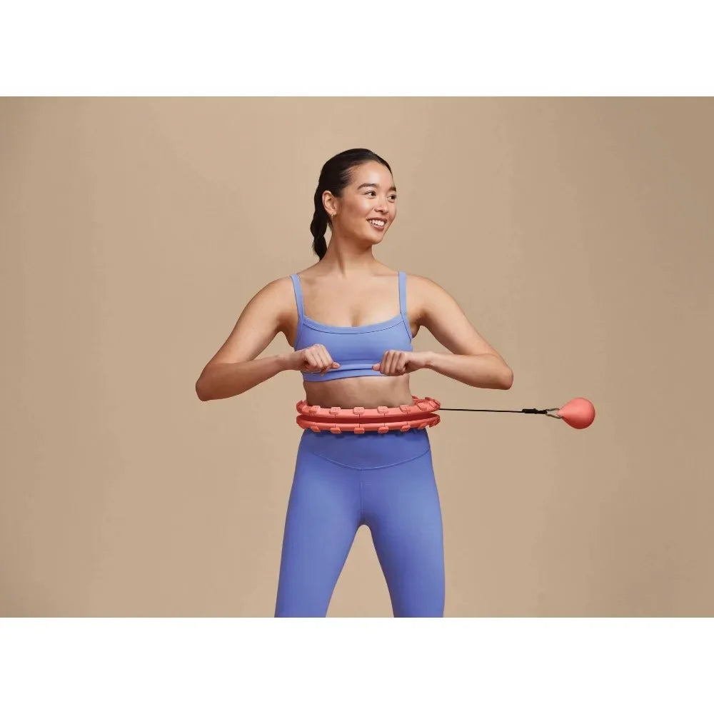 Weighted & Adjustable Fitness Hoop for women fitness