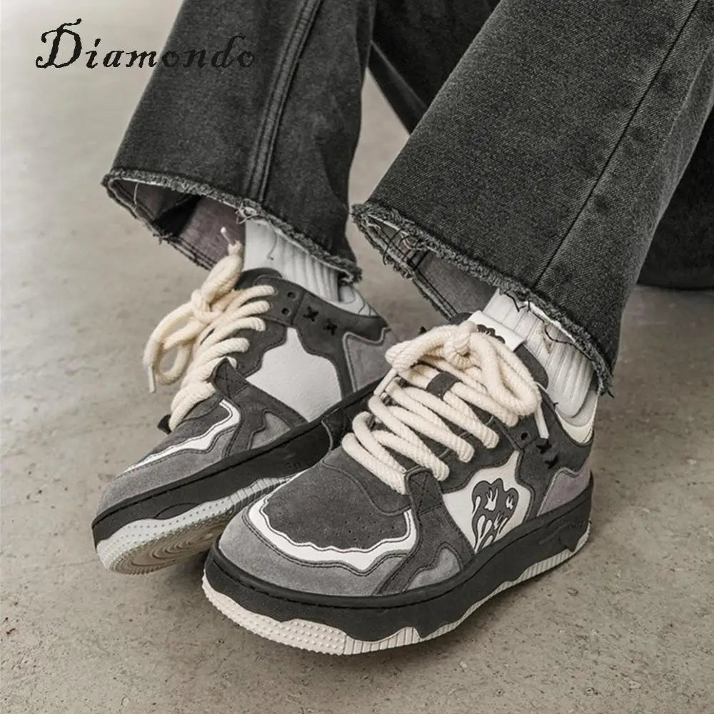Casual Lightweight Lace-Up Outdoor Running Shoes, Women Men