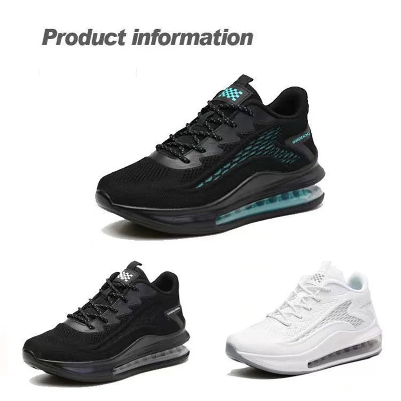 Men's Lightweight Breathable Walking Jogging Sport Shoe Lace-Up