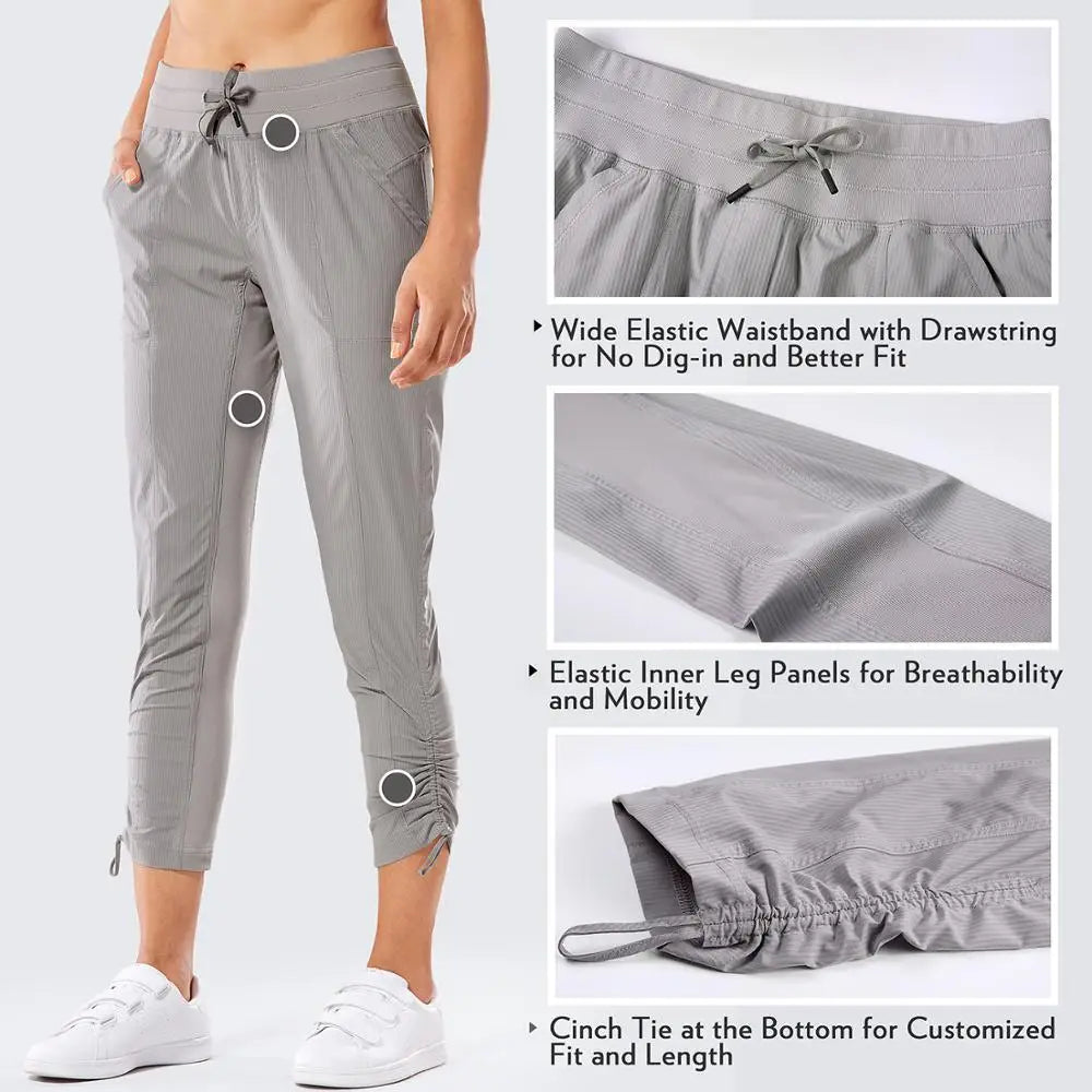 Women's Tapered Leg Sweatpants with Pockets