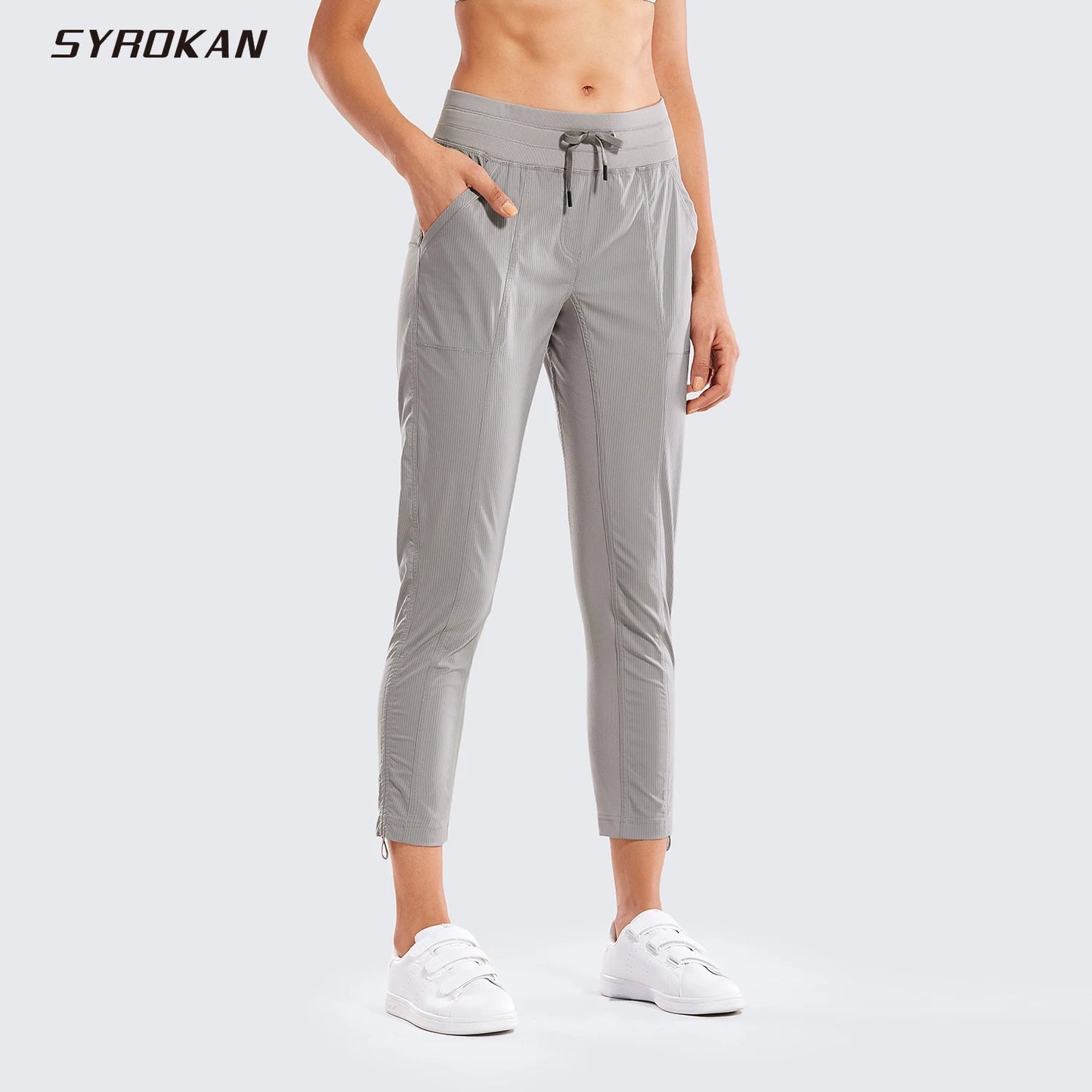 Women's Tapered Leg Sweatpants with Pockets