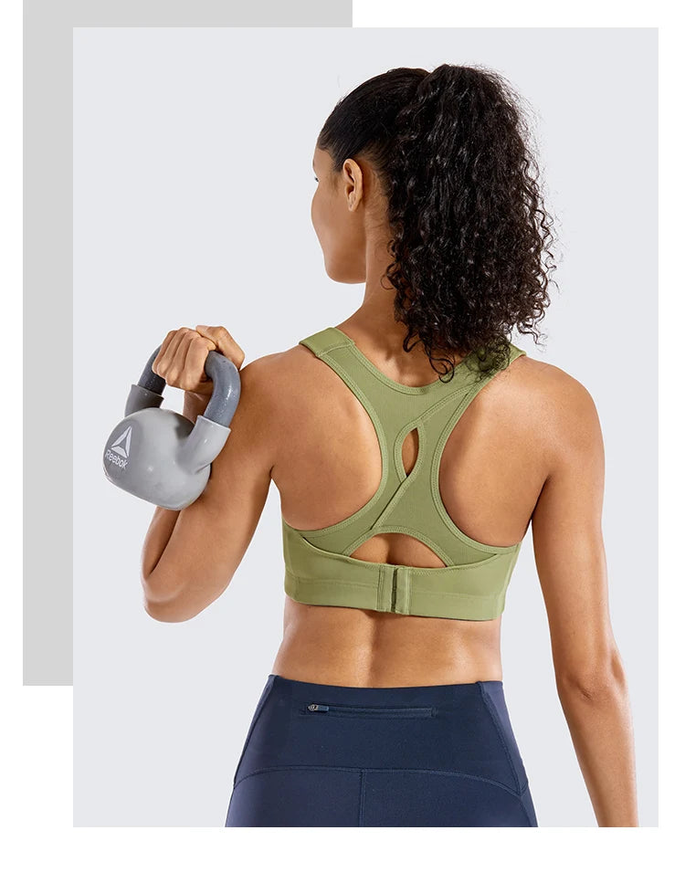 Sports Bra For Women High Impact Full Coverage