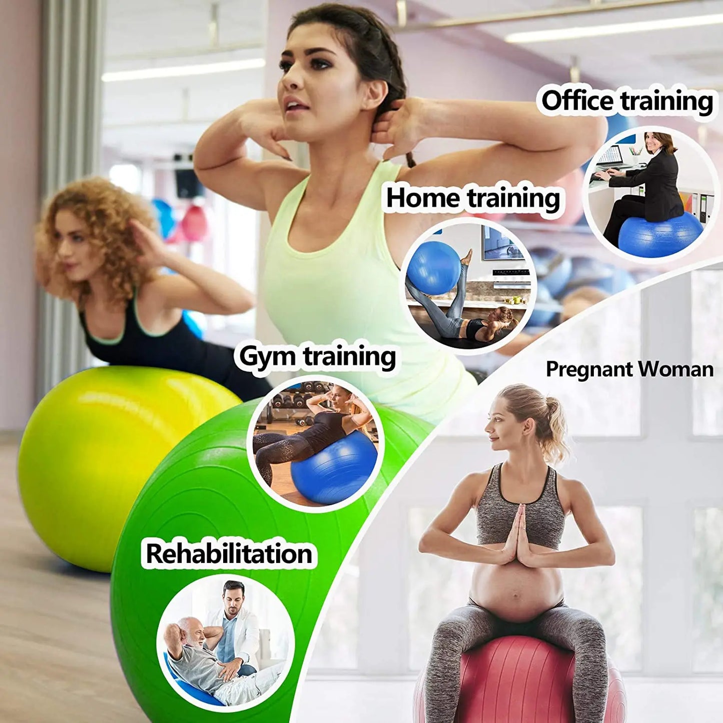 Fitness Exercise Workout Ball 65/75/85CM