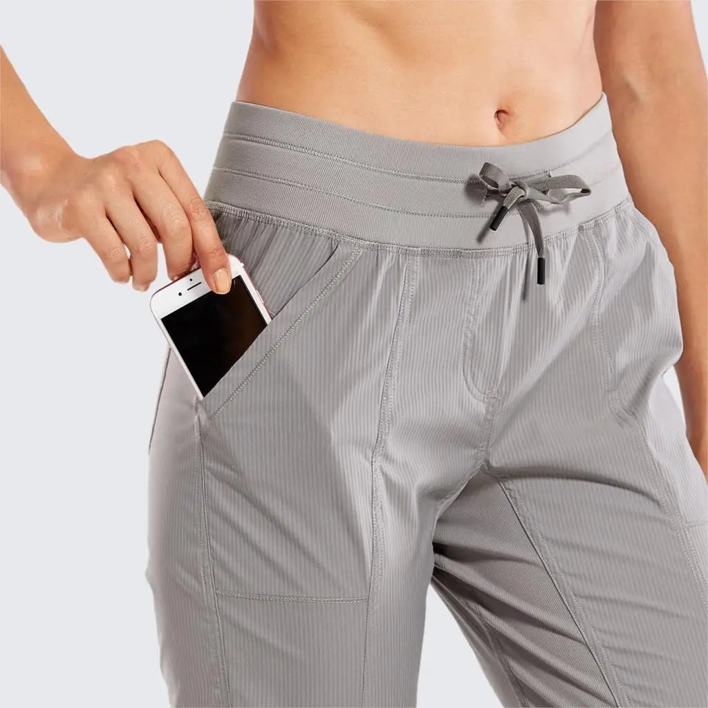 Women's Tapered Leg Sweatpants with Pockets