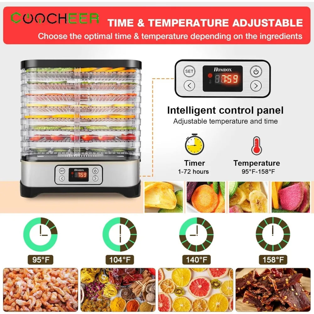 Food Dehydrator for preparing Healthy Foods and Jerky