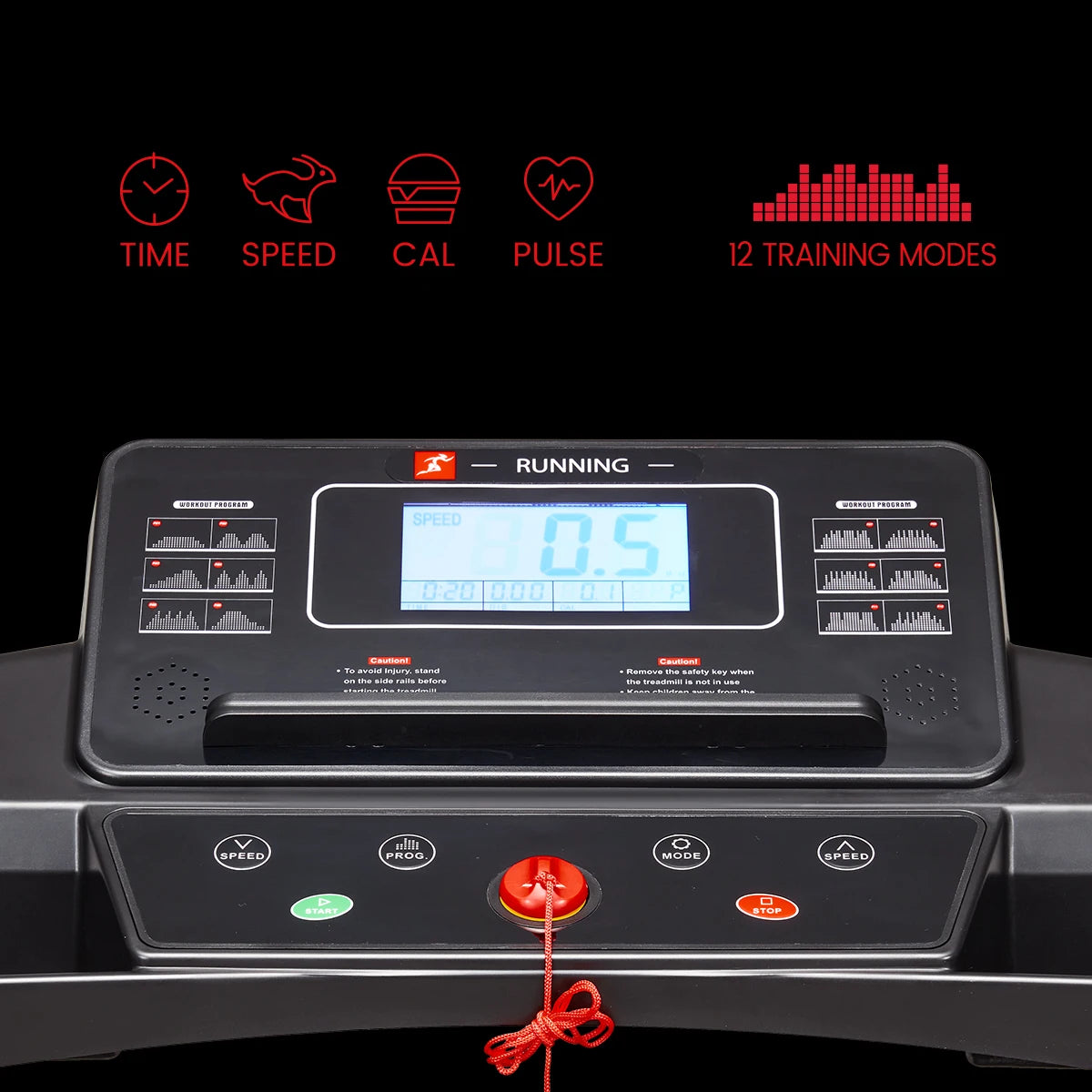 Ultra-quiet Electric Treadmill for Home Running Cardio Workout