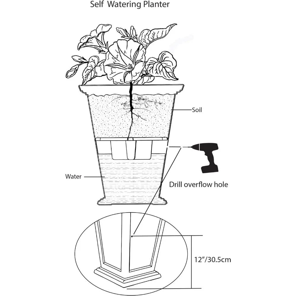 Casablanca Vase - Home Garden Decorative Planters