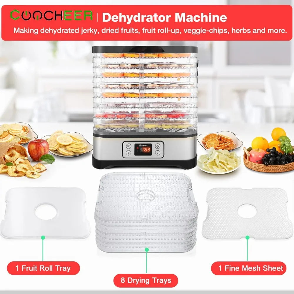 Food Dehydrator for preparing Healthy Foods and Jerky