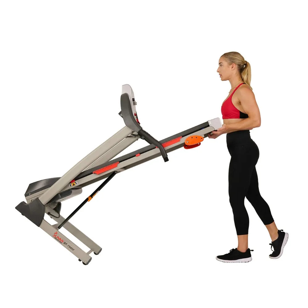 Folding Incline Treadmill w/Pulse Sensors