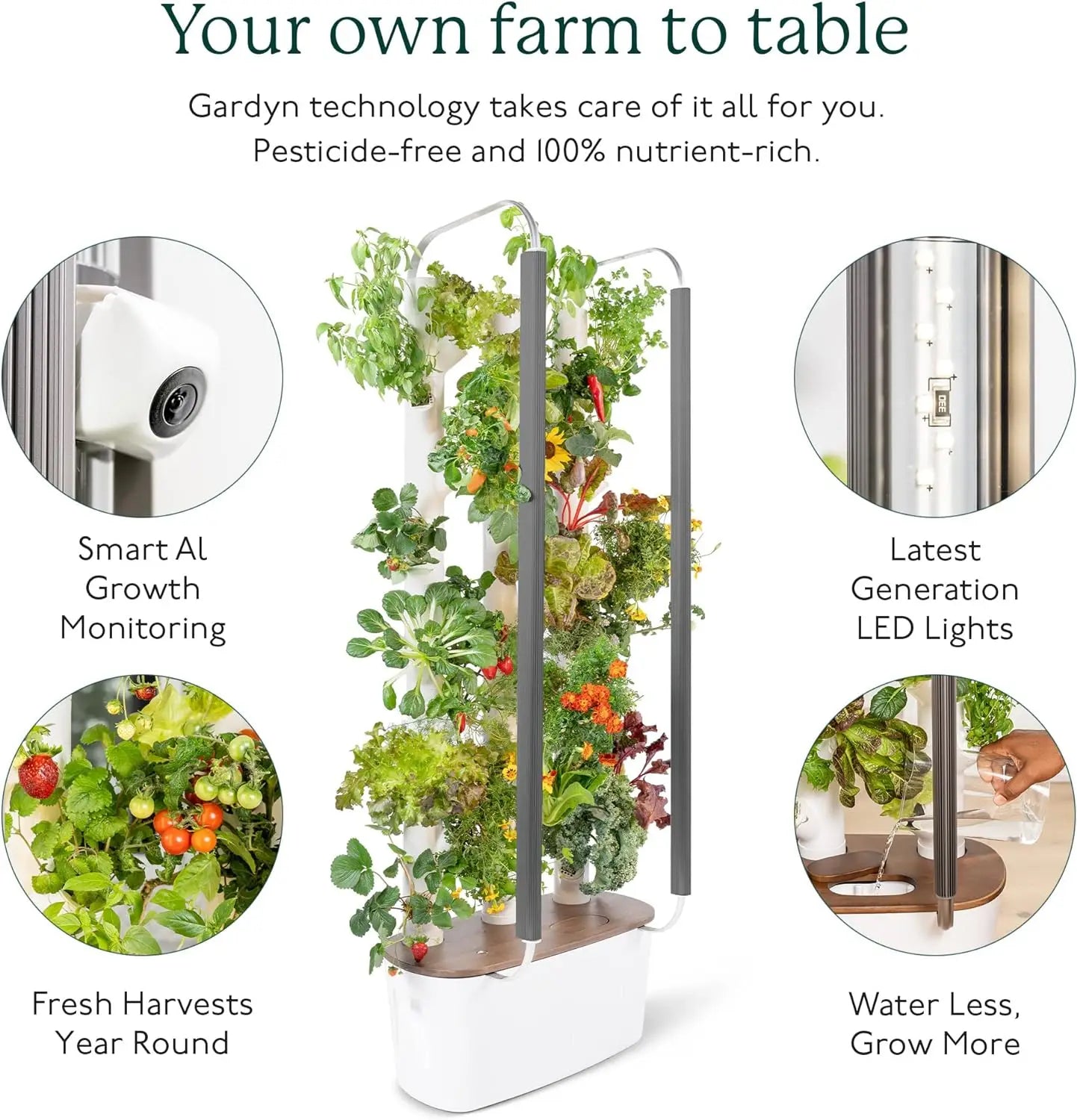 Hydroponics Growing System & Vertical Garden Planter