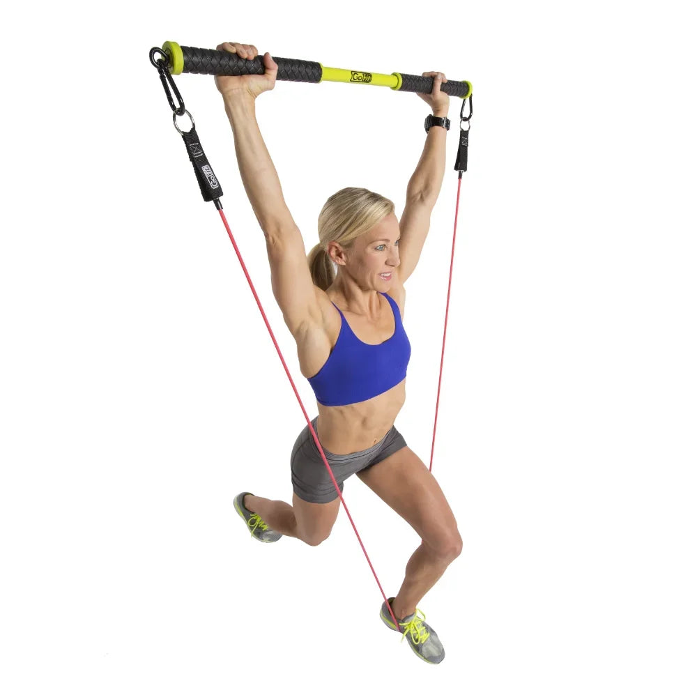 Workout Resistance Band Bar for Home Gym Workouts