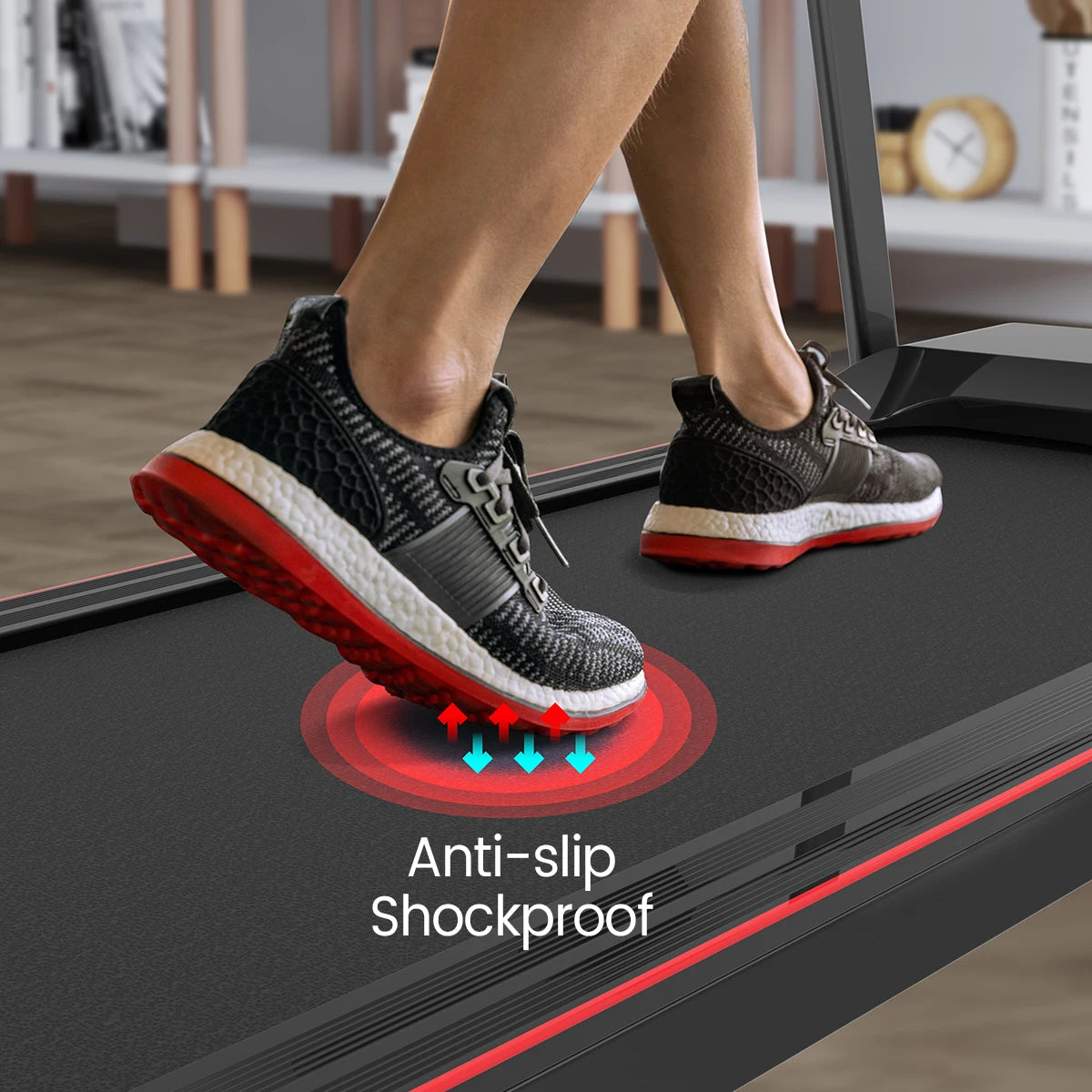 Ultra-quiet Electric Treadmill for Home Running Cardio Workout