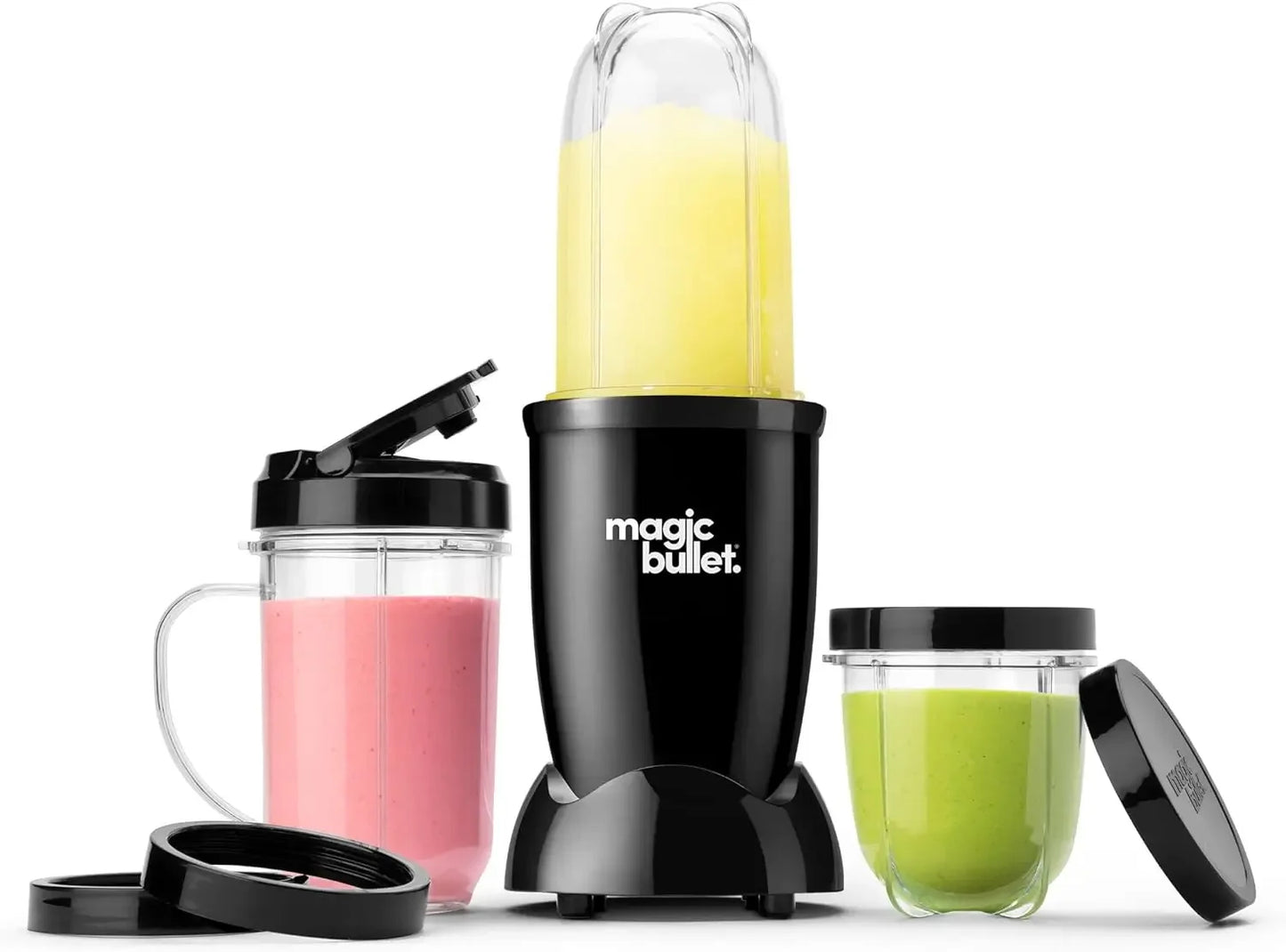 Magic Bullet Blender, Small, 11 Piece Set, Silver