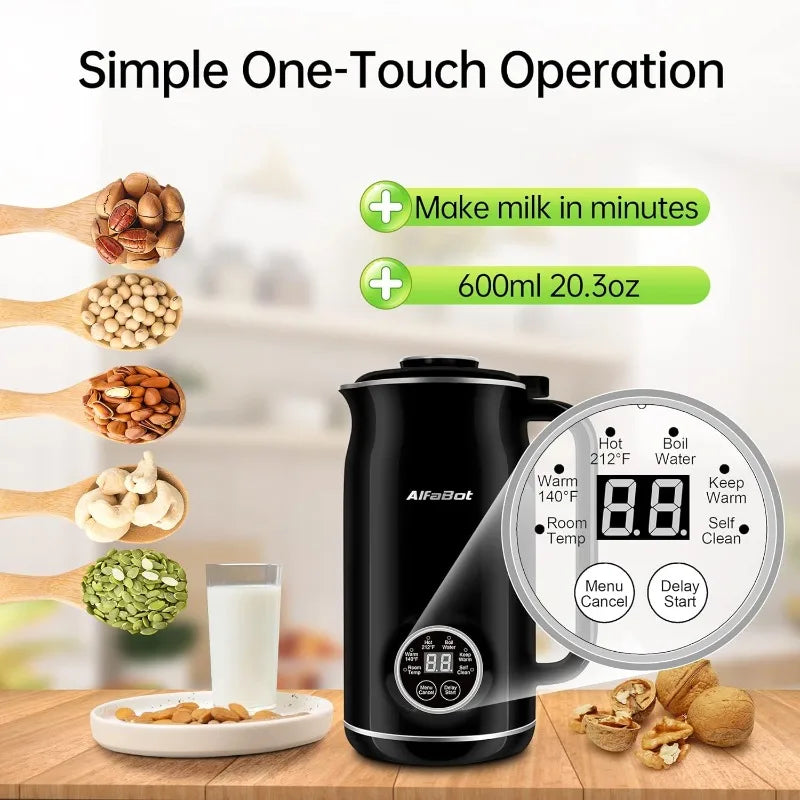 Dairy Free, Plant Based Milk Machine for Homemade Beverages