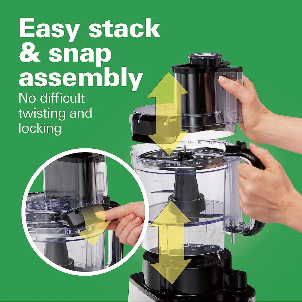 Stack & Snap Food Processor and Vegetable Chopper