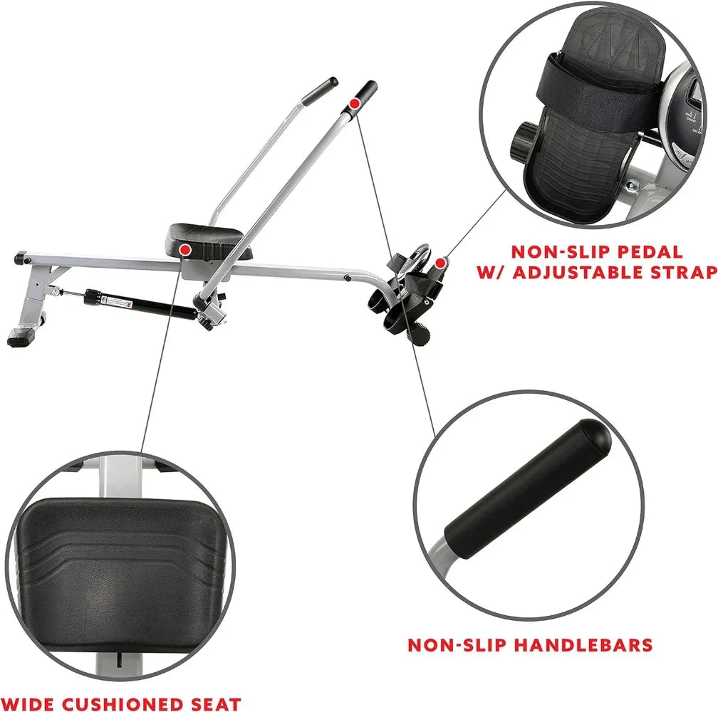 Full Motion Rowing Machine for Full-Body Workout