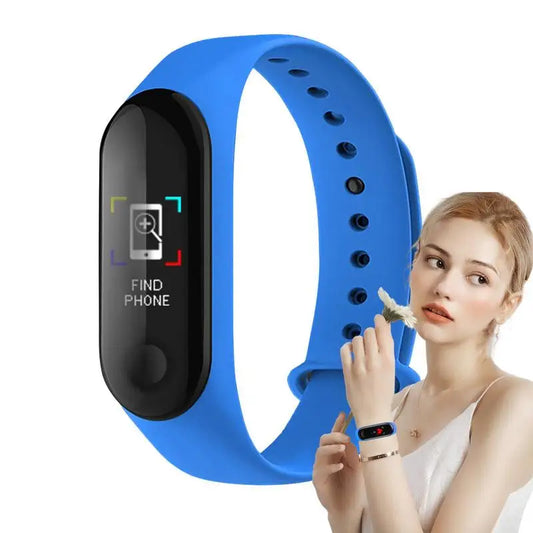 Led Heart Rate Blood Pressure Fitness Tracker - Waterproof