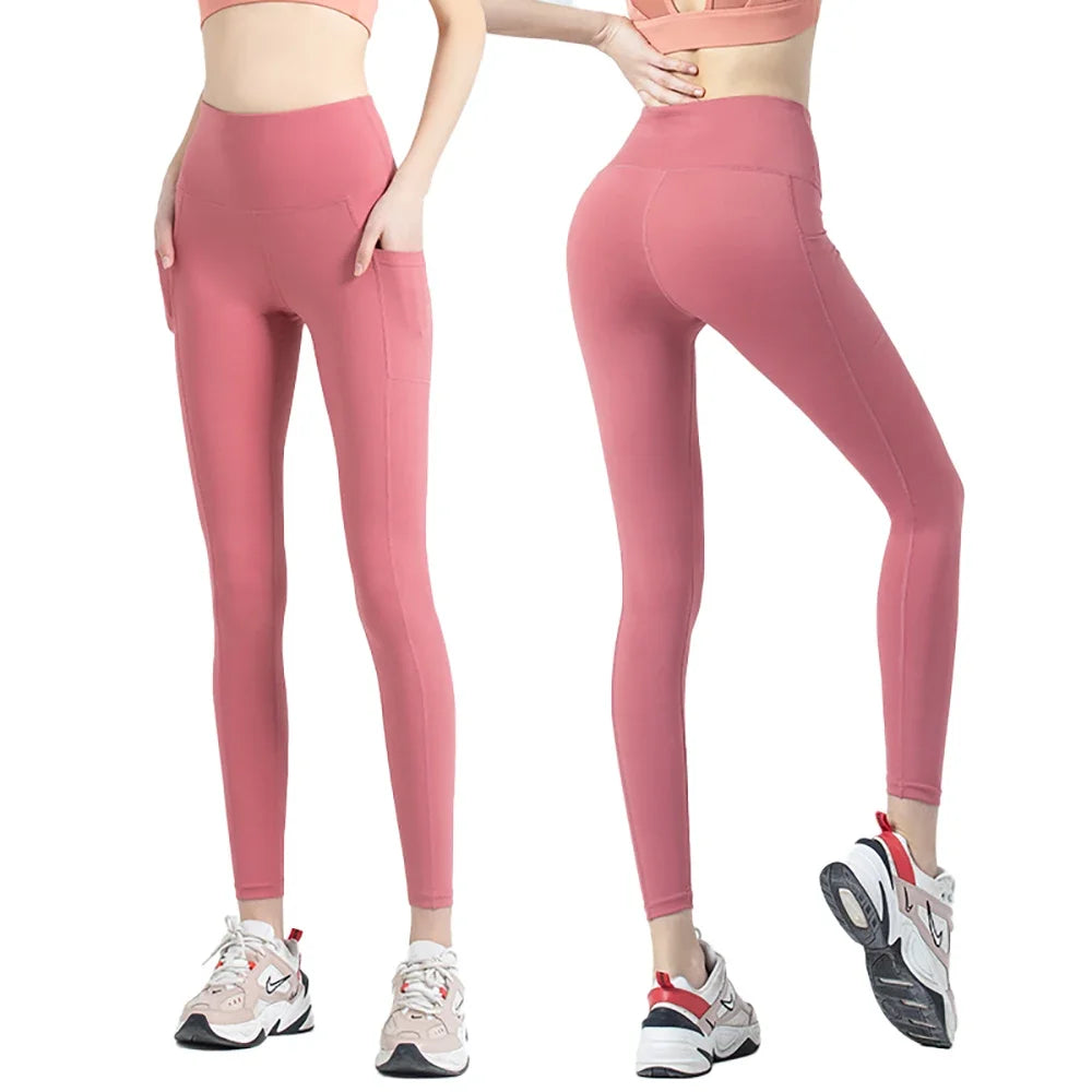 Women High Waist Leggings Comfortable Yoga Outside Sportswear