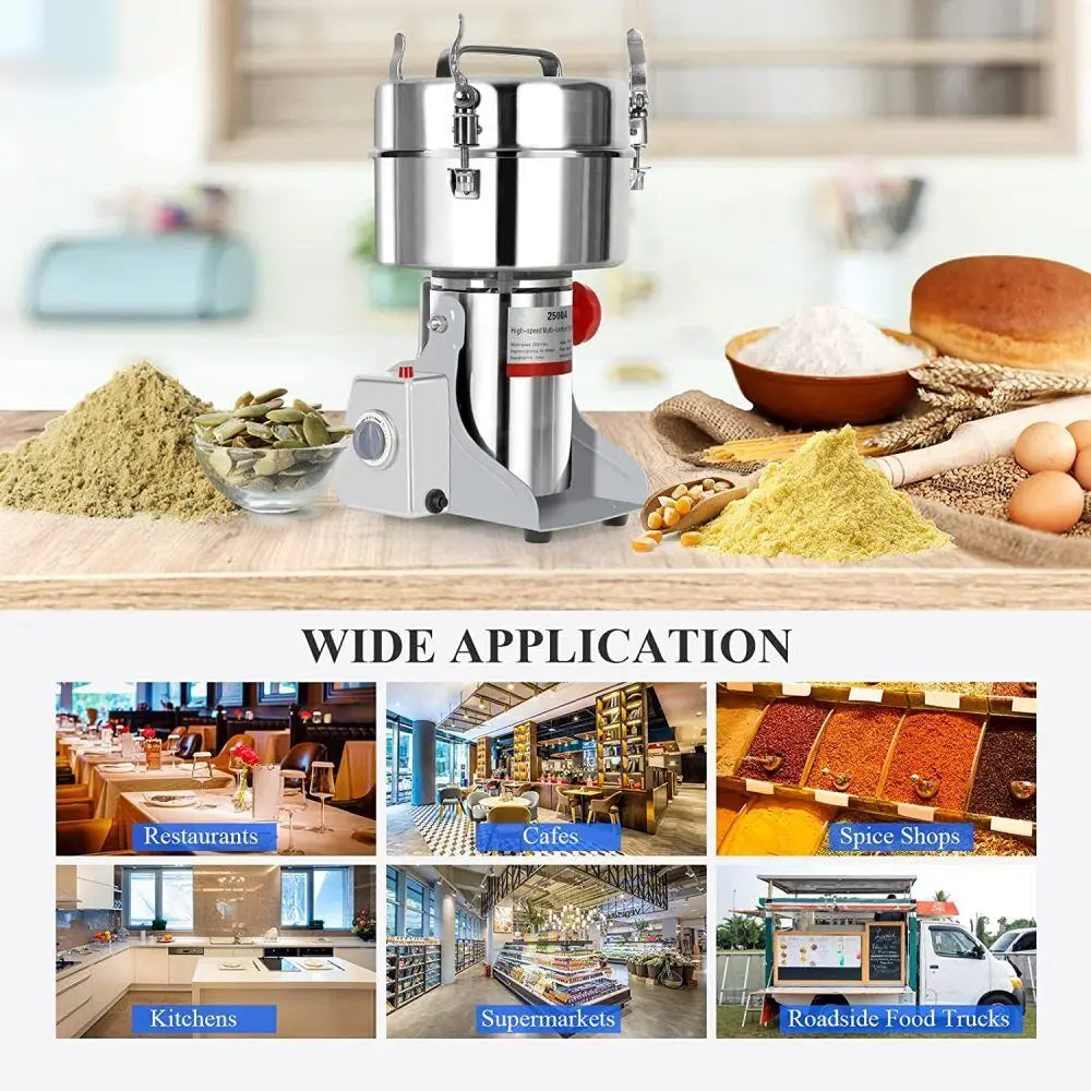 Commercial Quality Grain & Spice Grinding Mill Pulverizer -220v