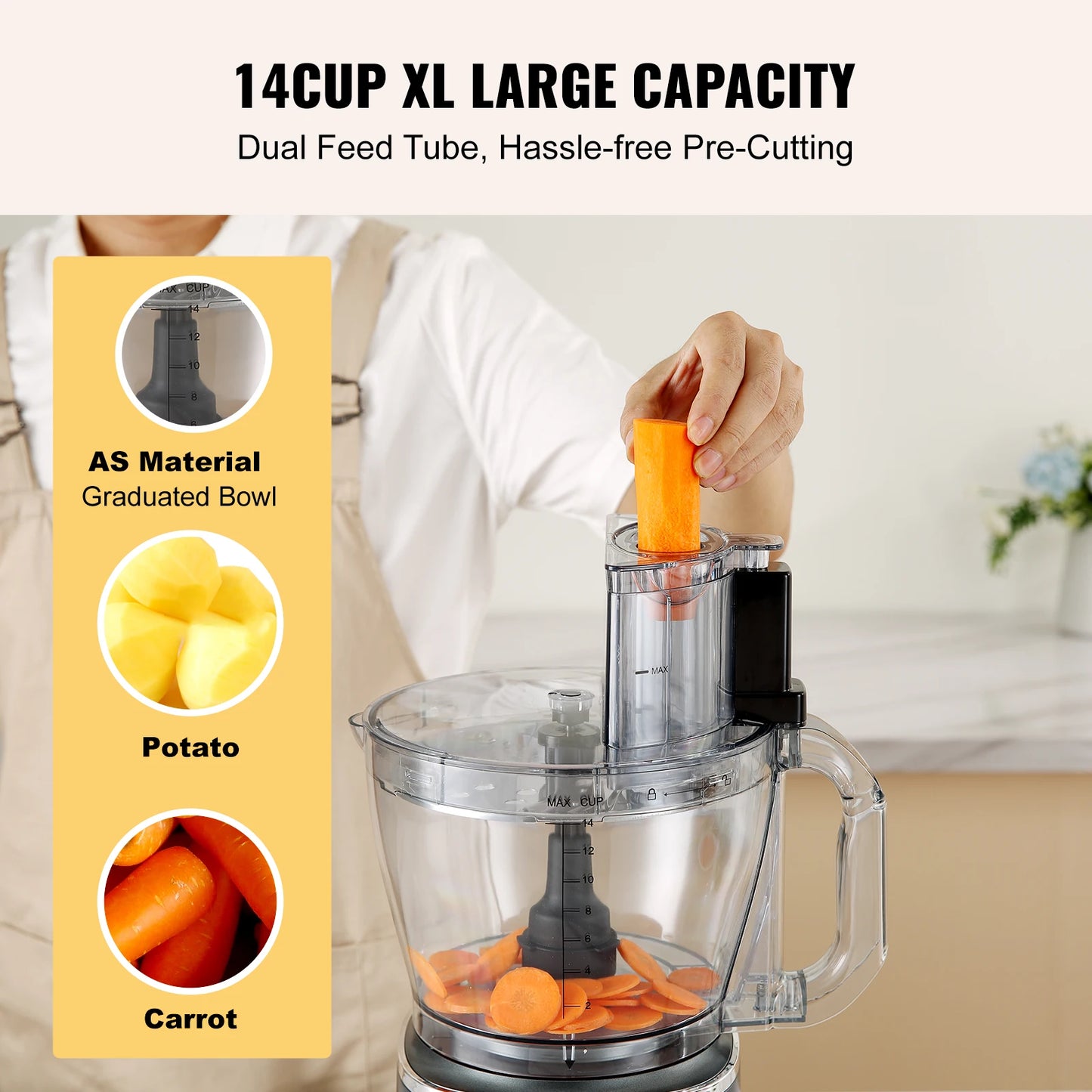 Professional Food Processor & Vegetable Chopper